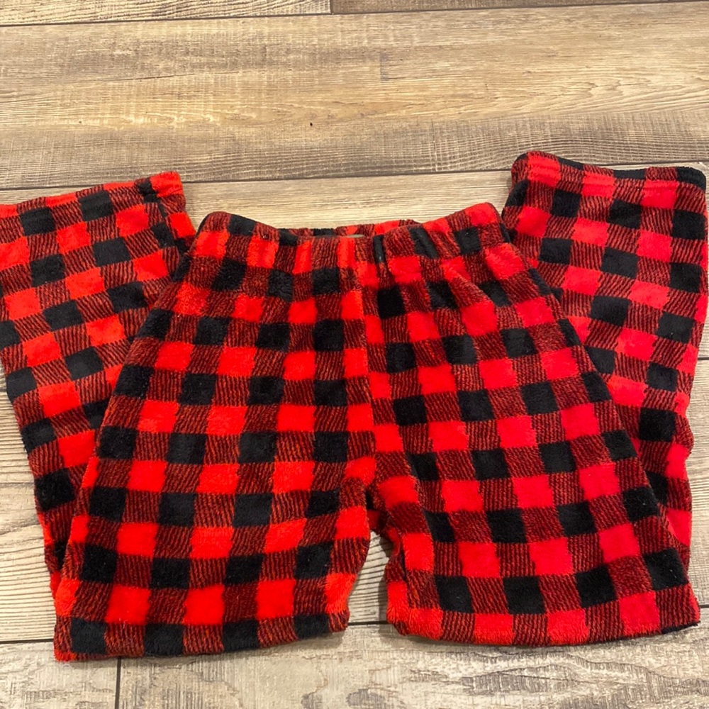 Red and Black Buffalo Print Fuzzy Pjs- BASS PRO SHOPS